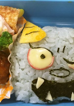 妖怪ウオッチ【青鬼】キャラ弁-レシピのメイン写真