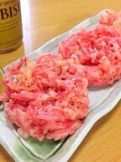 簡単!紅生姜天ぷら かき揚げ-レシピのメイン写真