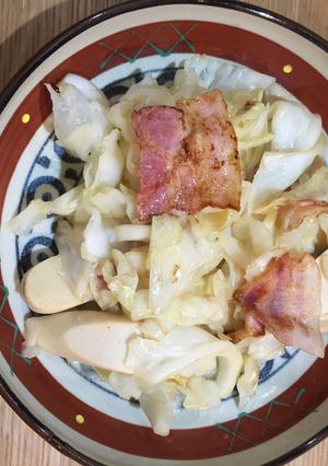 10分で一品！キャベツとベーコンの炒め物-レシピのメイン写真