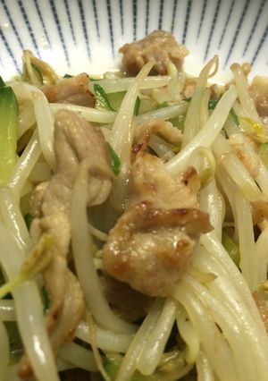 豚肉キュウリもやし炒め☆中華風 簡単-レシピのメイン写真