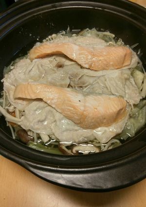白だしで簡単☆キャベツと豚の蒸し煮-レシピのメイン写真