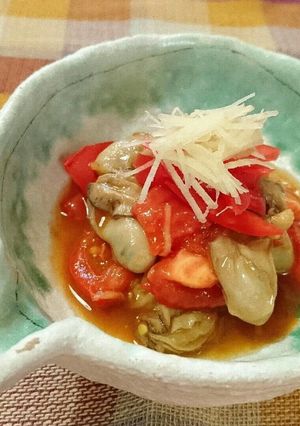 トマ牡蠣時雨-レシピのメイン写真