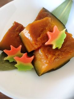 水不要!黄金比のカボチャの煮物*料亭風-レシピのメイン写真