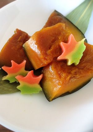 水不要！黄金比のカボチャの煮物＊料亭風-レシピのメイン写真