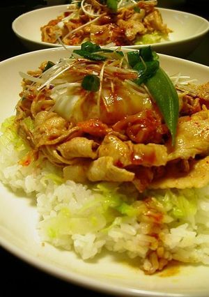 キャベツたっぷり❤冷しゃぶ豚キムチDON-レシピのメイン写真