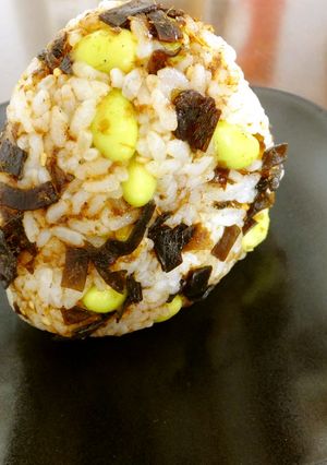 枝豆こんぶにぎり-レシピのメイン写真