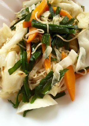 めんつゆで素麺チャンプル-レシピのメイン写真