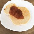 梨ジャム DE さくさく米粉パンケーキ