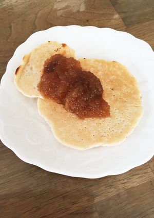 梨ジャム DE さくさく米粉パンケーキ-レシピのメイン写真