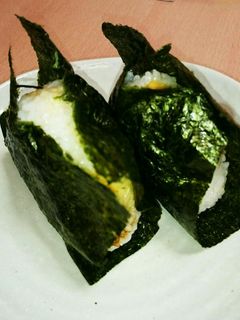 昆布×たまご×マヨで照りたまおにぎり♪-レシピのメイン写真