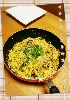 納豆高菜パスタ-レシピのメイン写真