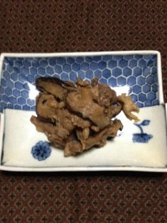 豚肉と茸のしぐれ煮-レシピのメイン写真