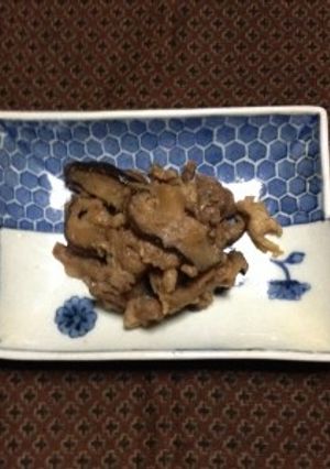 豚肉と茸のしぐれ煮-レシピのメイン写真