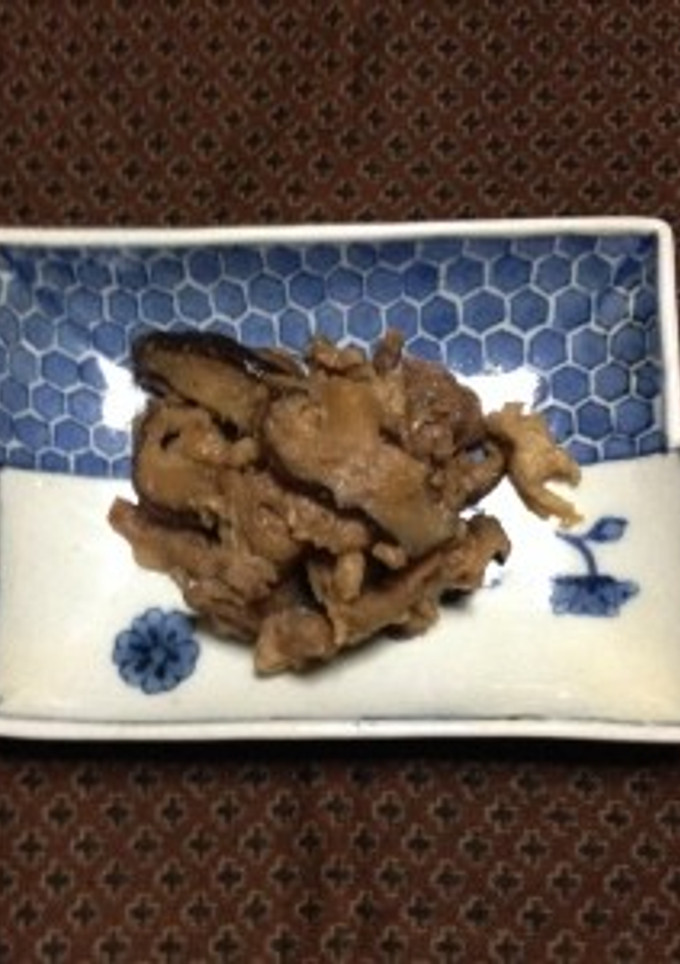 豚肉と茸のしぐれ煮-レシピのメイン写真