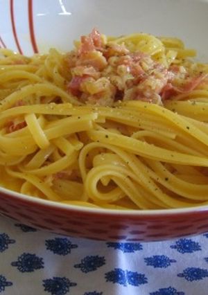 イタリア人の夫が作る♪カルボナーラ-レシピのメイン写真