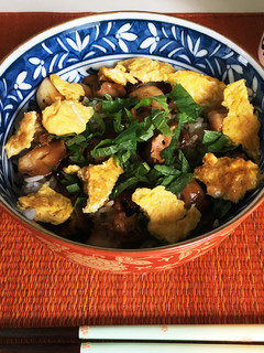 余り物でなんちゃって親子丼!-レシピのメイン写真