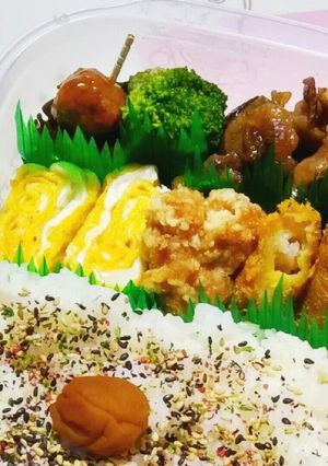 パパ頑張れ弁当-レシピのメイン写真