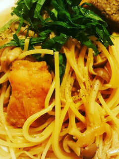 秋鮭ときのこのバタぽんパスタ-レシピのメイン写真