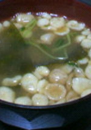 豆苗の味噌汁-レシピのメイン写真