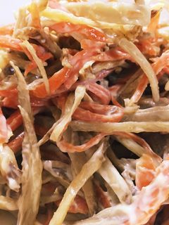超簡単☆炒めごぼうのサラダ-レシピのメイン写真