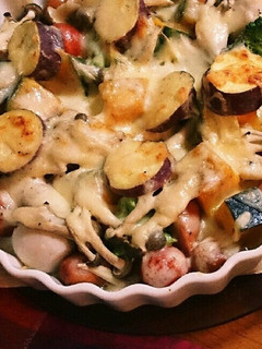 秋野菜の簡単グラタン♪-レシピのメイン写真