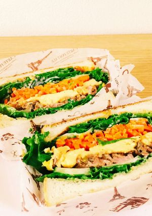 わんぱくローストビーフサンド-レシピのメイン写真