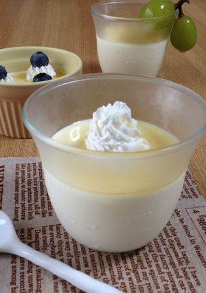 はちみつレモンソースのレアチーズケーキ-レシピのメイン写真