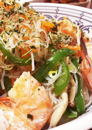 さっぱり焼き塩ビーフン-レシピのメイン写真