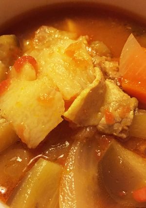 具だくさん！トマトスープ(ビルマ汁)-レシピのメイン写真