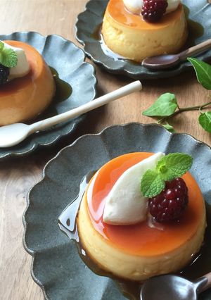 全卵使用のぷるぷるプリン-レシピのメイン写真