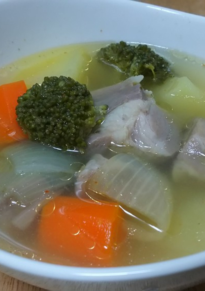 熟成塩豚と野菜のスープ-レシピのメイン写真