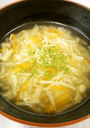 切干大根のスープ【保育園給食】-レシピのメイン写真