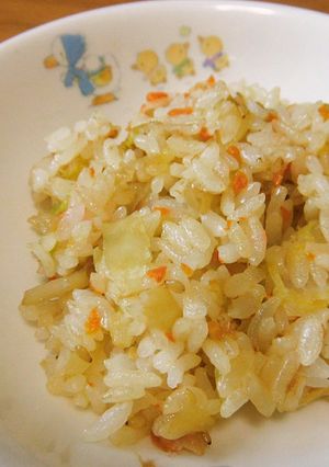 野菜の甘辛ごはん【保育園給食】-レシピのメイン写真