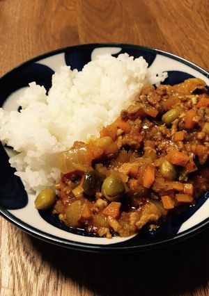超簡単！野菜の旨味たっぷりキーマカレー-レシピのメイン写真