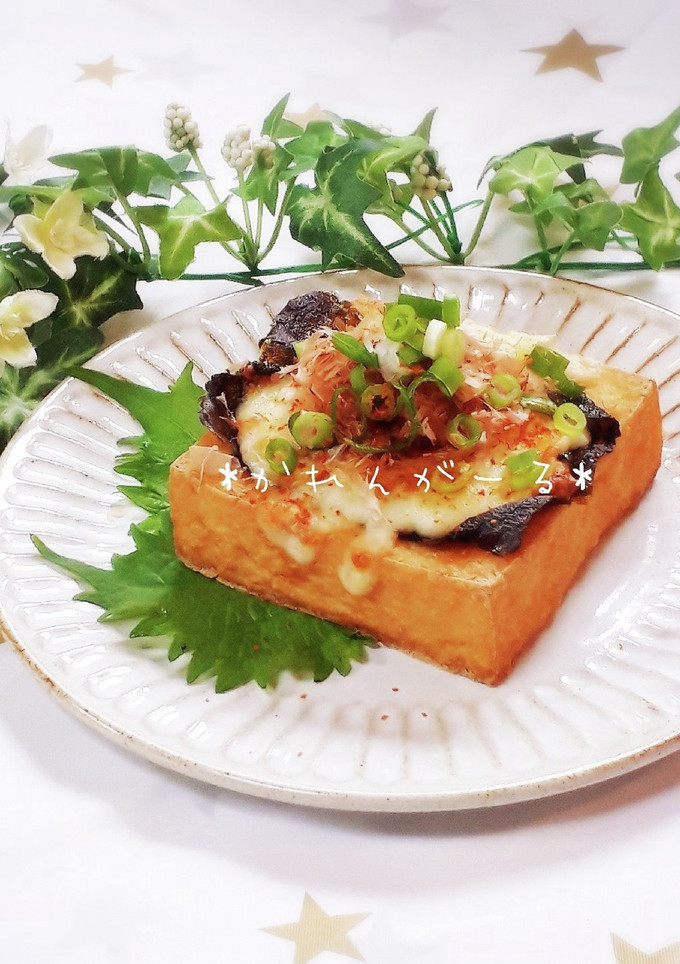 おつまみにも♡厚揚げの海苔チーズ焼き♡-レシピのメイン写真