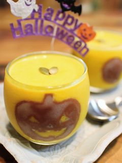 ハロウィンに♬濃厚トロトロかぼちゃプリン-レシピのメイン写真