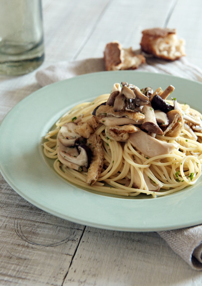きのこの和風パスタ ゆずこしょう風味-レシピのメイン写真