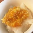 離乳食中期〜ササミと人参とサツマイモ餡♡