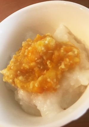 離乳食中期〜ササミと人参とサツマイモ餡♡-レシピのメイン写真