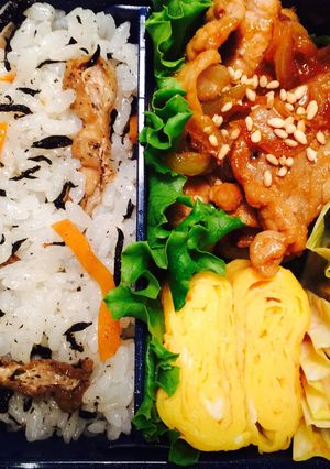 豚肉味噌炒め弁当☆-レシピのメイン写真