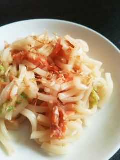 離乳食完了期 鮭入り焼きうどん-レシピのメイン写真
