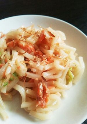 離乳食完了期　鮭入り焼きうどん-レシピのメイン写真