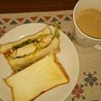 醤油麹と酢を使ったホットサンドイッチ