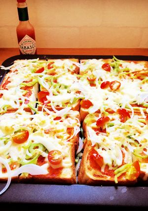 ピザ風トースト-レシピのメイン写真