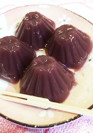 卵パックで水ようかん-レシピのメイン写真