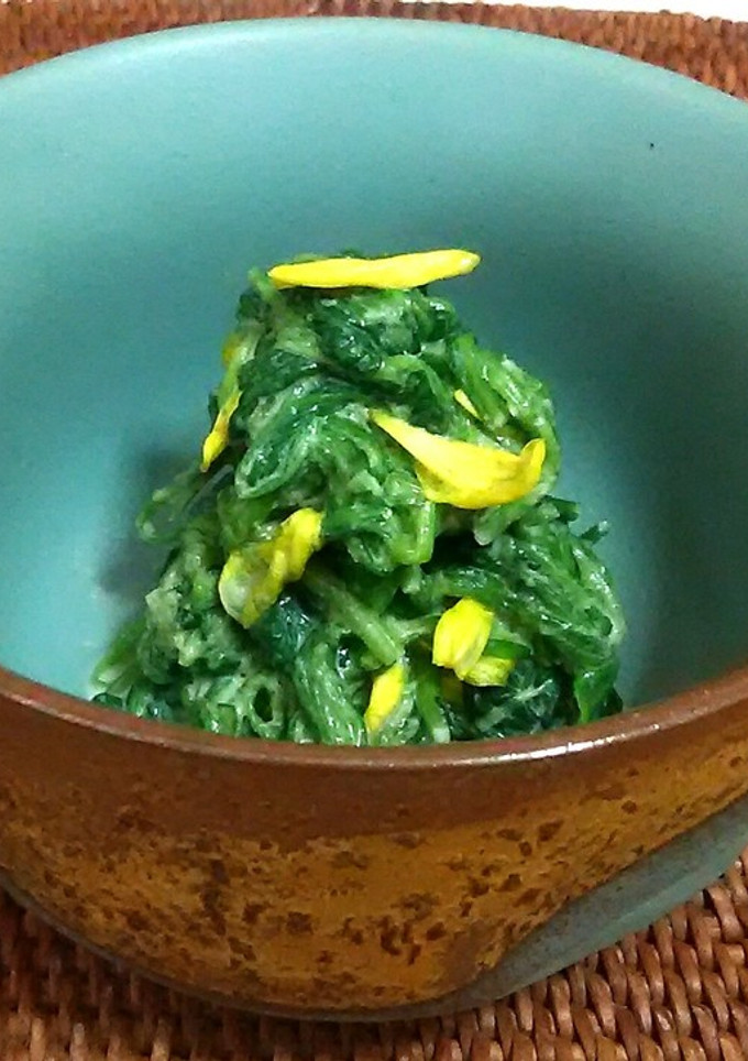 シンプルほうれん草の白ごま和え-レシピのメイン写真