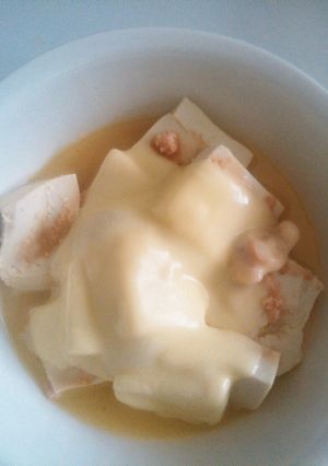 豆腐のたらこバター醤油ソース-レシピのメイン写真