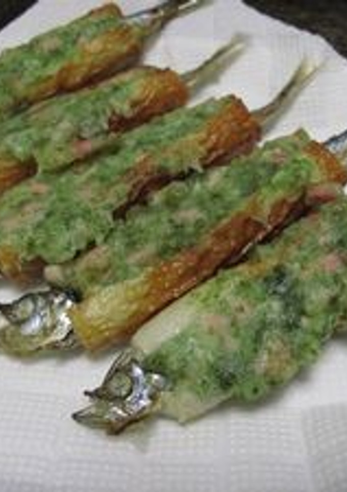 シシャモとちくわの磯部揚げ♪紅生姜風味-レシピのメイン写真