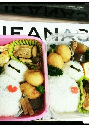 キャラ弁?! ベイマックス-レシピのメイン写真