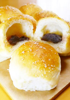 あんバター塩ちぎりパン(強力粉HB生地)-レシピのメイン写真